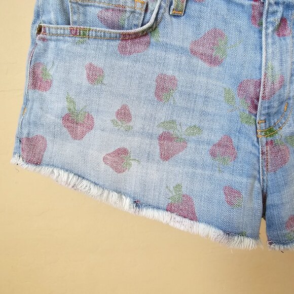 Current/Elliott The Gam Short in Vintage Strawberries - Picture 4 of 15